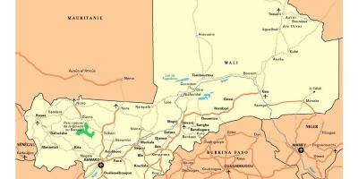 La mappa dei Mali città