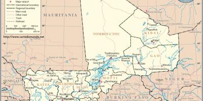 La mappa dei Mali