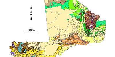 La mappa dei Mali miniere d'oro